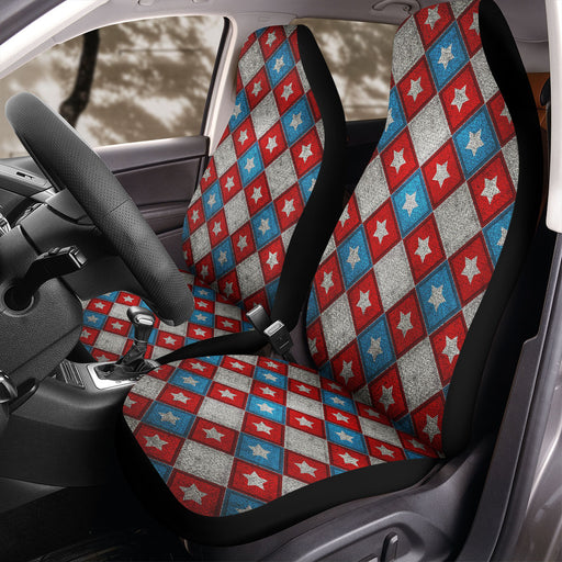 captain america stars icon marvel Car Seat Covers