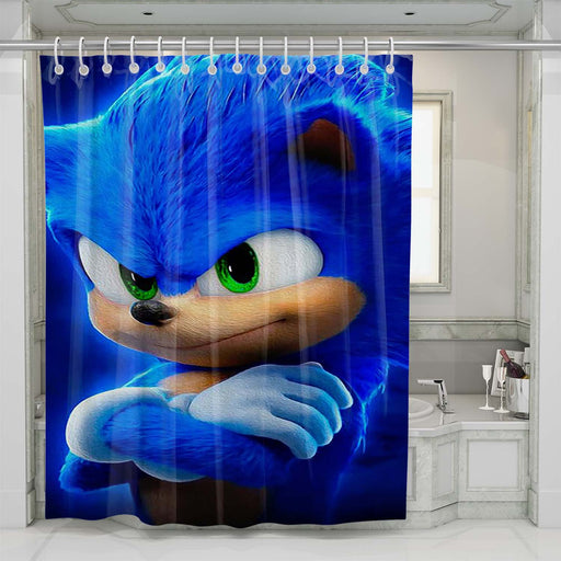 cool sonic the hedgehog shower curtains