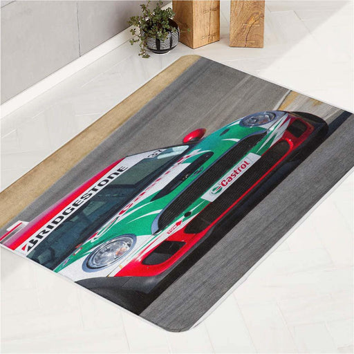 bridgestone car racing sponsorship bath rugs