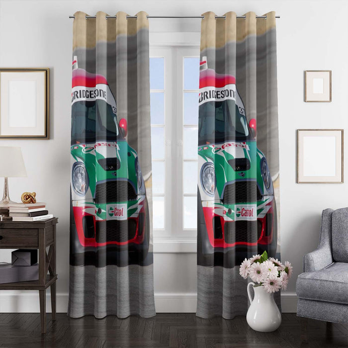 bridgestone car racing sponsorship window Curtain