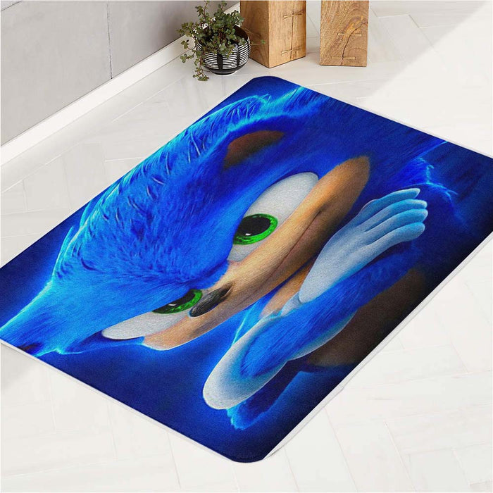 Cool Sonic The Hedgehog bath rugs