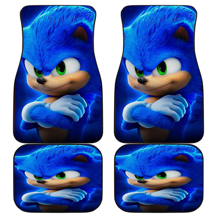 Cool Sonic The Hedgehog Car floor mats Universal fit