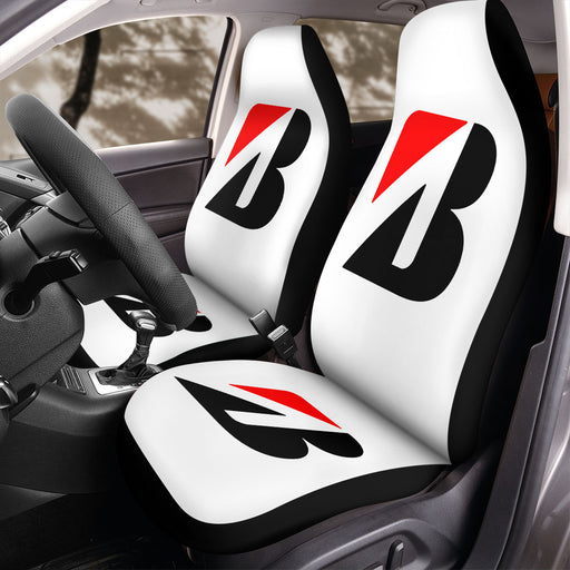 bridgestone logo bold Car Seat Covers