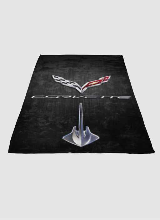 Corvette c7 soft fleece blanket