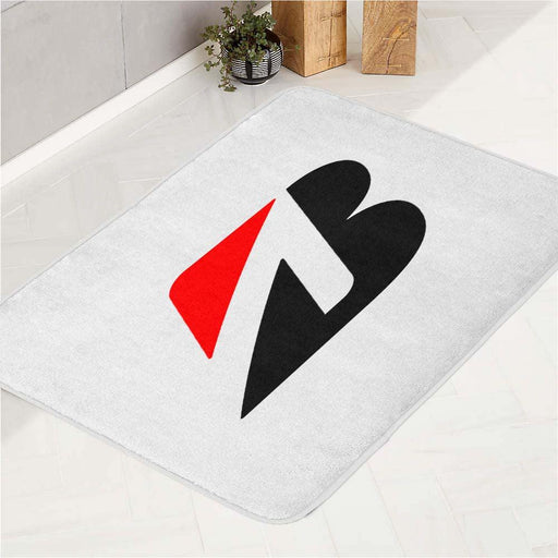 bridgestone logo bold bath rugs