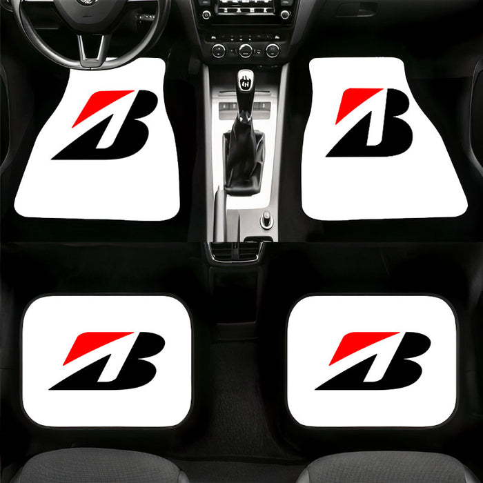 bridgestone logo bold Car floor mats Universal fit