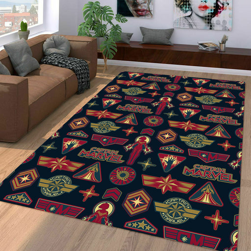 captain marvel starter pack Living room carpet rugs