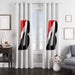 bridgestone logo bold window Curtain