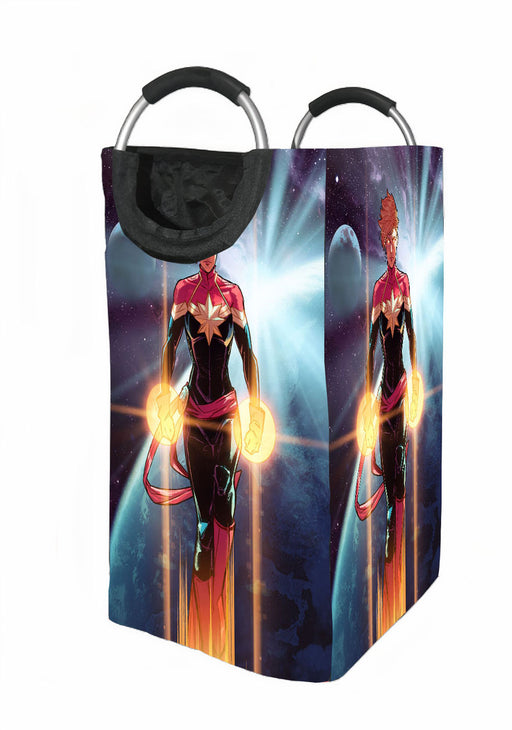 captain marvel galaxy Laundry Hamper | Laundry Basket