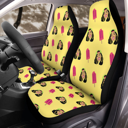 cardi b american singer avatar Car Seat Covers