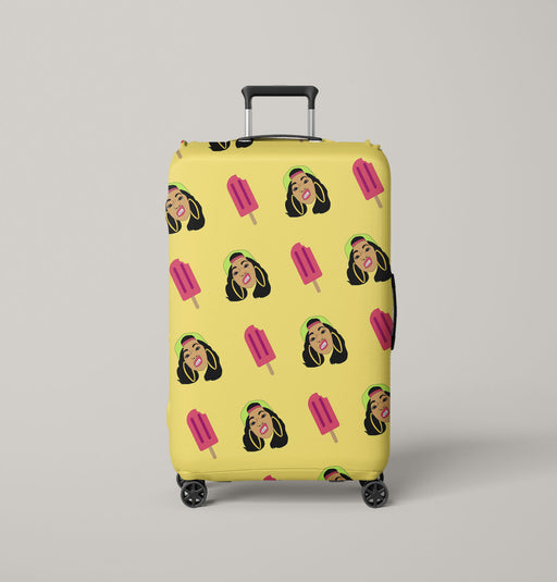 cardi b american singer avatar Luggage Cover | suitcase