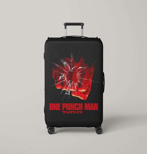 broken glass one punch man Luggage Covers | Suitcase