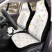 carrot rabbit and butterfly live Car Seat Covers