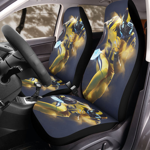 bring running the ball nfl Car Seat Covers