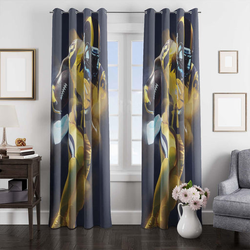 bring running the ball nfl window Curtain