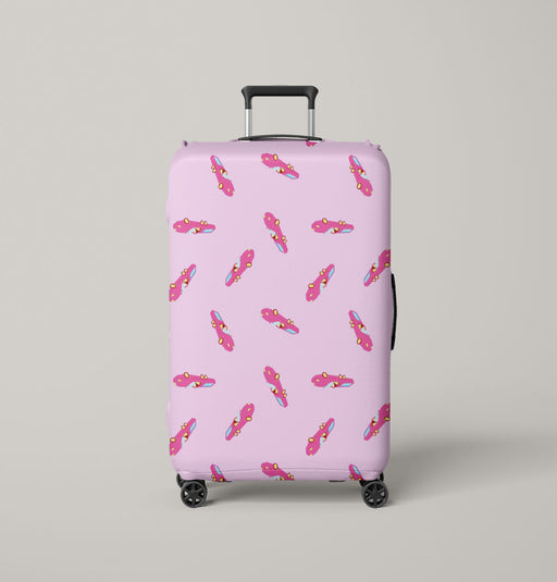 cars aesthetic vaporwave 80s Luggage Cover | suitcase