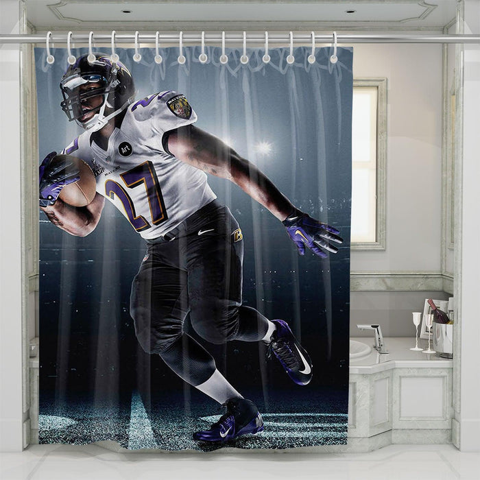 bring the ball nfl shower curtains