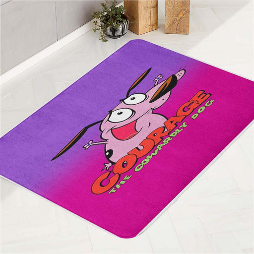 courage the cowardly dog plush bath rugs