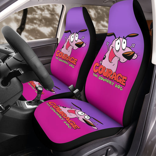 courage the cowardly dog plush Car Seat Covers