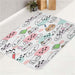 cartoon animal back to school bath rugs