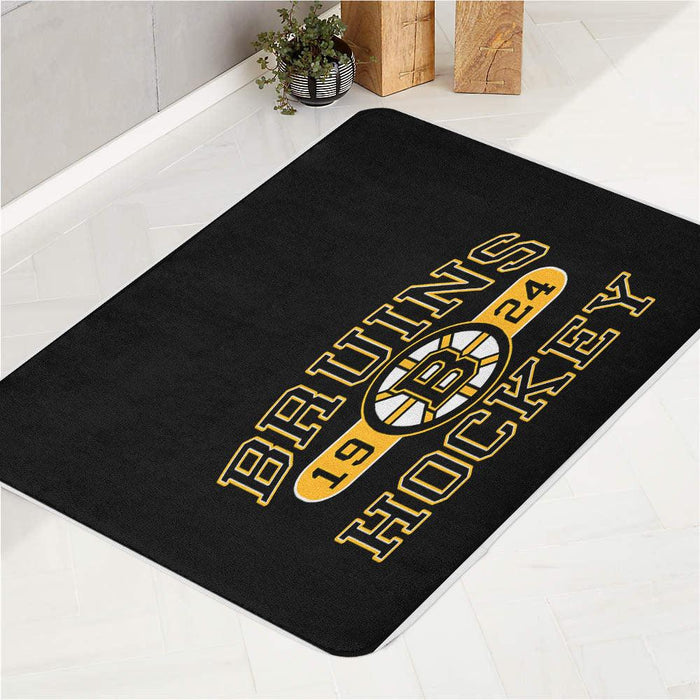 bruins hockey since 1924 bath rugs