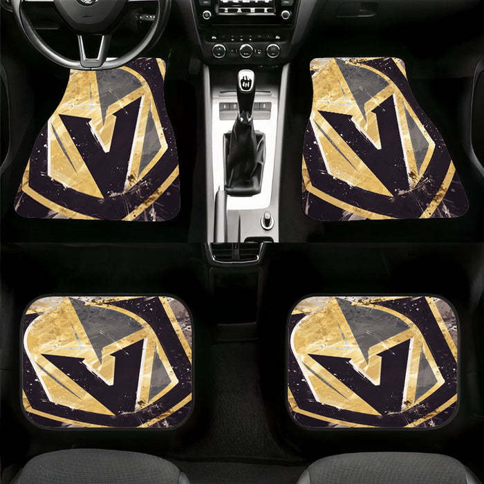 brush vegas golden knights gold Car floor mats Universal fit