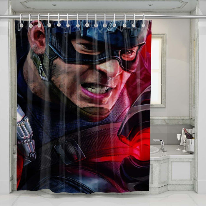 captain of america shower curtains