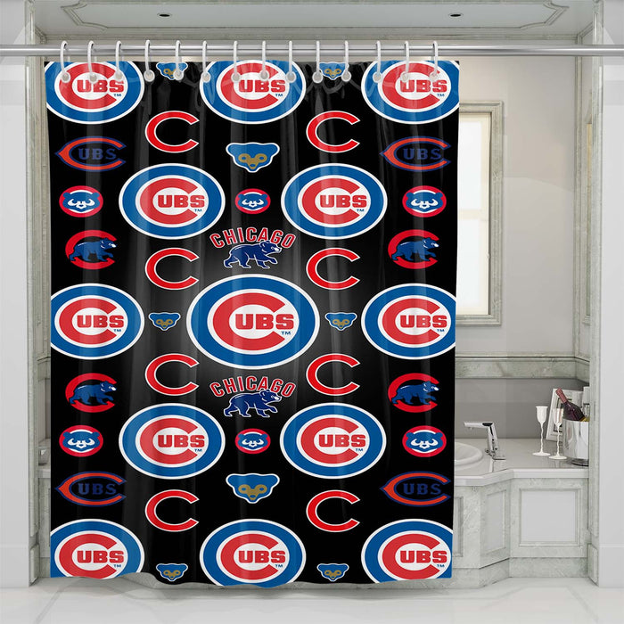 cubs college shower curtains