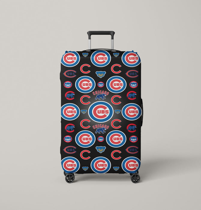 cubs college Luggage Cover | suitcase