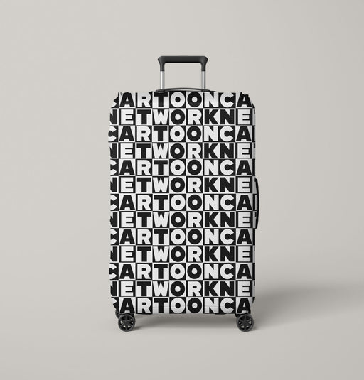 cartoon network logo font Luggage Cover | suitcase