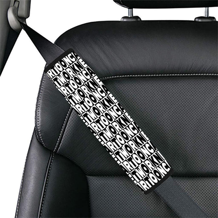 cartoon network logo font Car seat belt cover