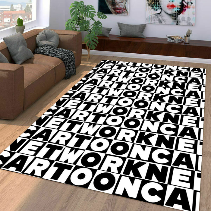 cartoon network logo font Living room carpet rugs