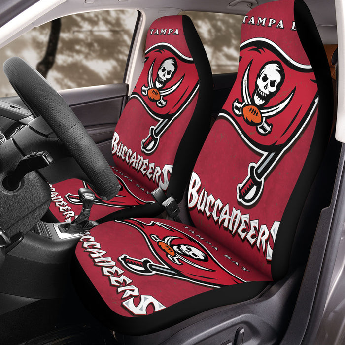 buccaneers red flag pirates nfl Car Seat Covers