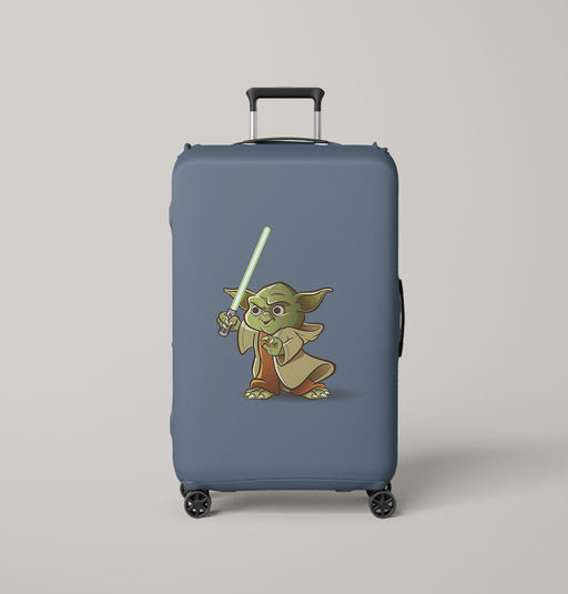 cute yoda star wars Luggage Cover | suitcase