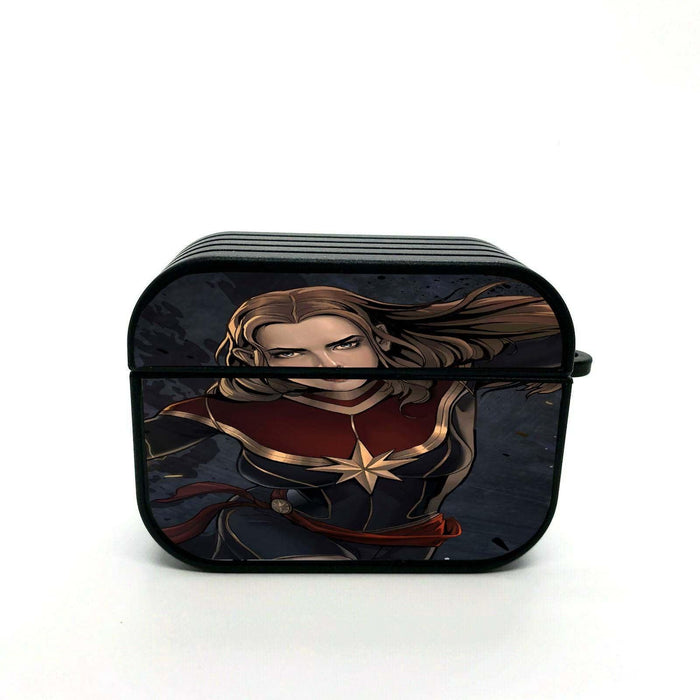 cartoon captain marvel airpods case