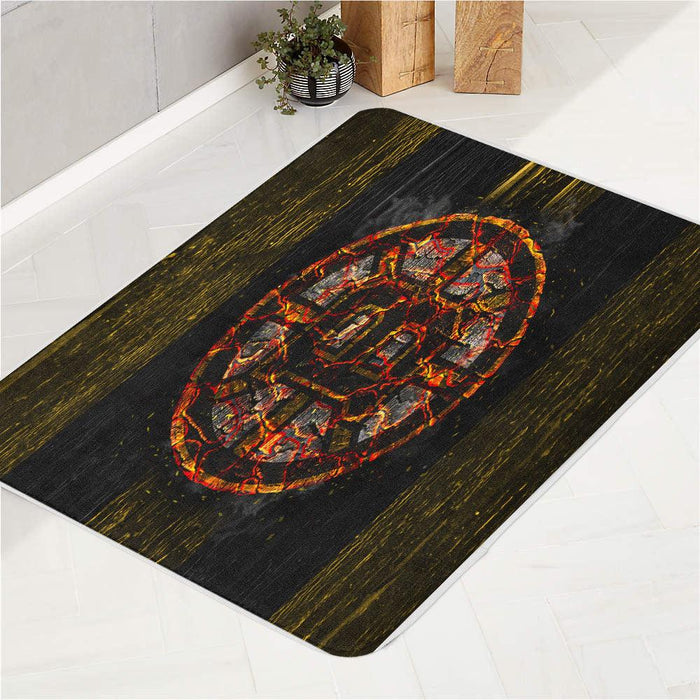 burn boston bruins logo bath rugs