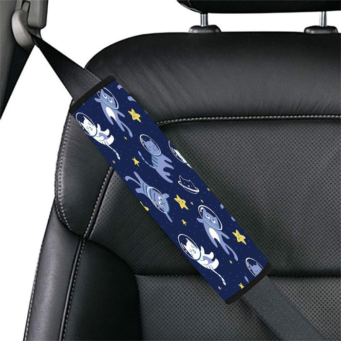 cat flying in the galaxy Car seat belt cover