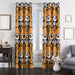 cartoon dog window curtains