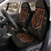 burned vegas golden knights nhl Car Seat Covers