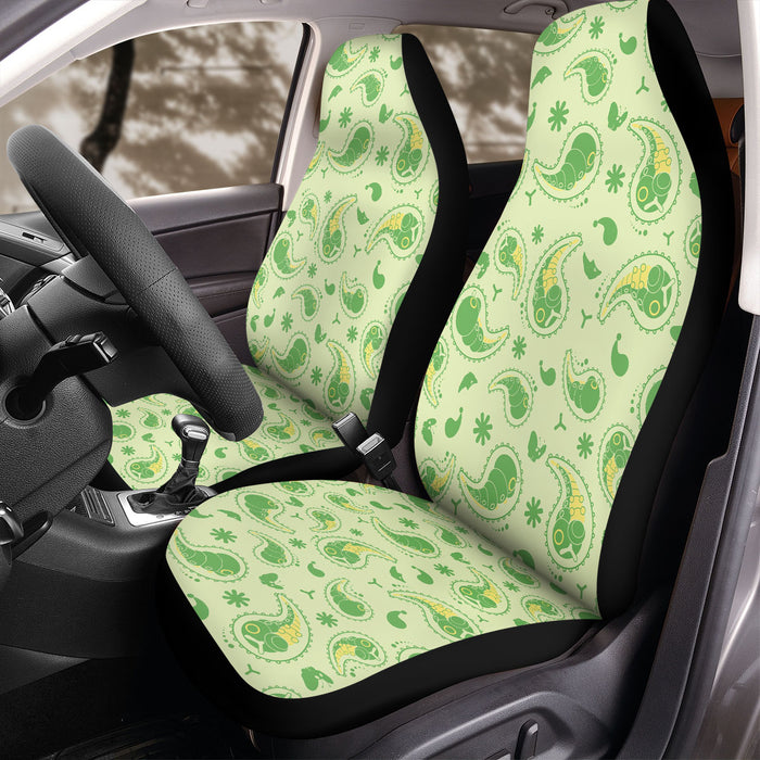 caterpie green species amoeba Car Seat Covers