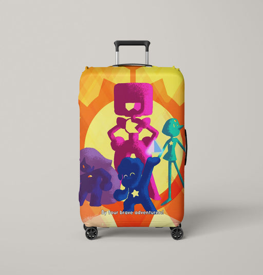 by four brave adventurers universe Luggage Covers | Suitcase