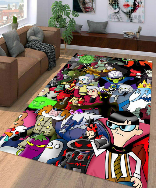 cartoon network character animation Living room carpet rugs