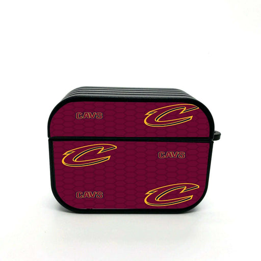 cavs nba logo hexagon maroon airpods case