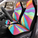 center circle watercolor asymmetric Car Seat Covers