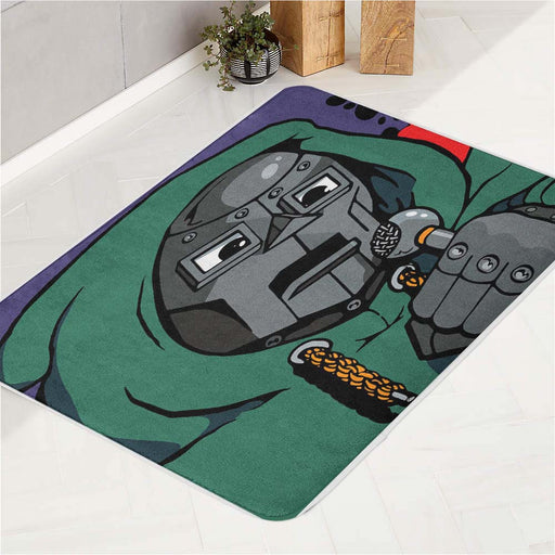 DANIEL DUMILE MF DOOM CARTOON bath rugs