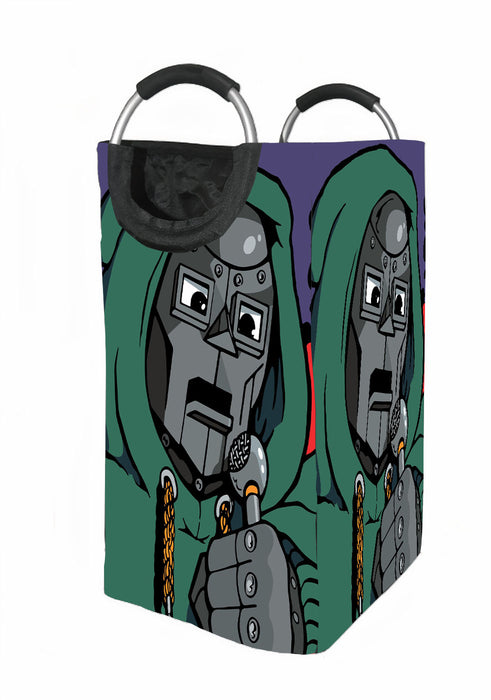 daniel dumile mf doom cartoon Laundry Hamper | Laundry Basket