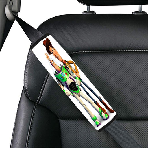 buzz and woody the toys Car seat belt cover - Grovycase