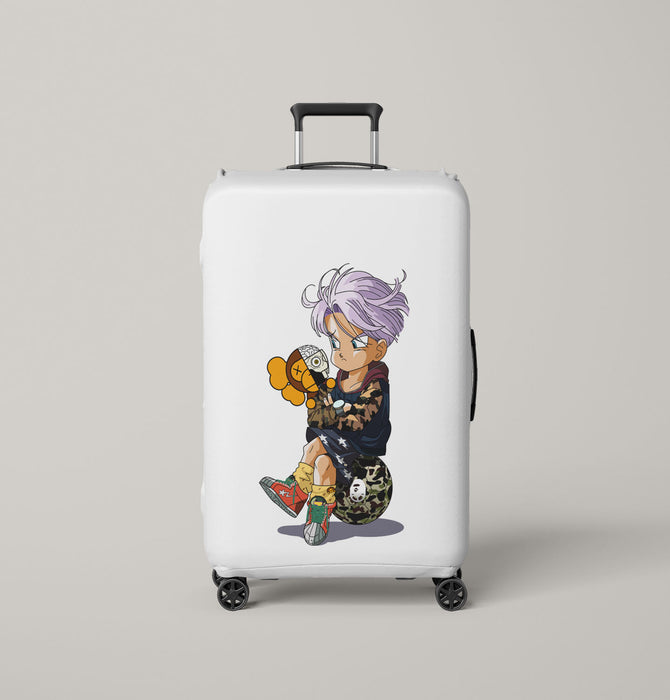 calm trunks bathing ape hypebeast Luggage Covers | Suitcase