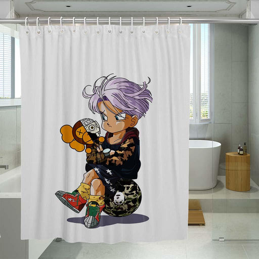 cartoon network pattern shower curtains