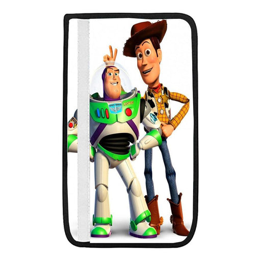 buzz and woody the toys Car seat belt cover